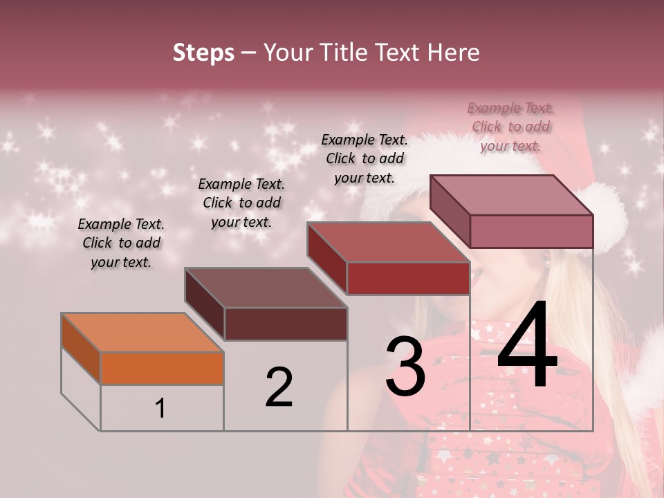 Xmas White Makeup PowerPoint Template