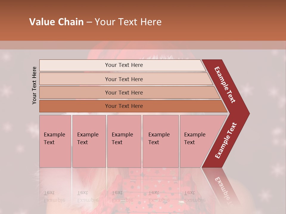 Snow Fashion Portrait PowerPoint Template