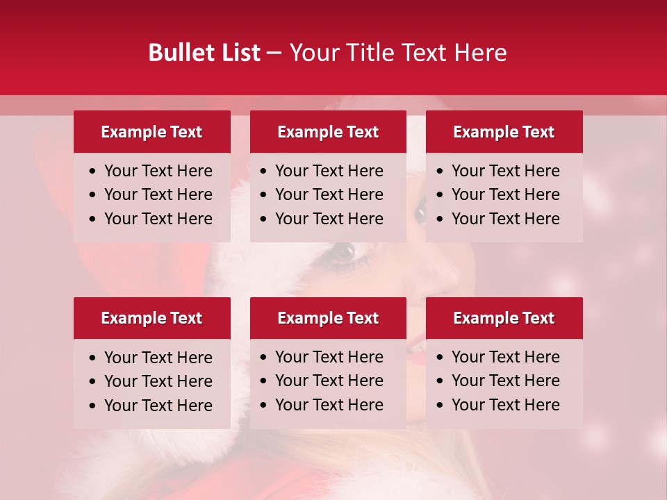 Lady Young Snow PowerPoint Template