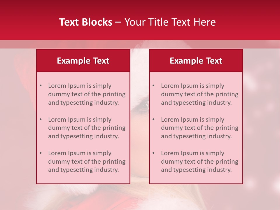 Lady Young Snow PowerPoint Template