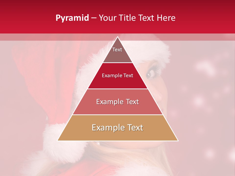 Lady Young Snow PowerPoint Template