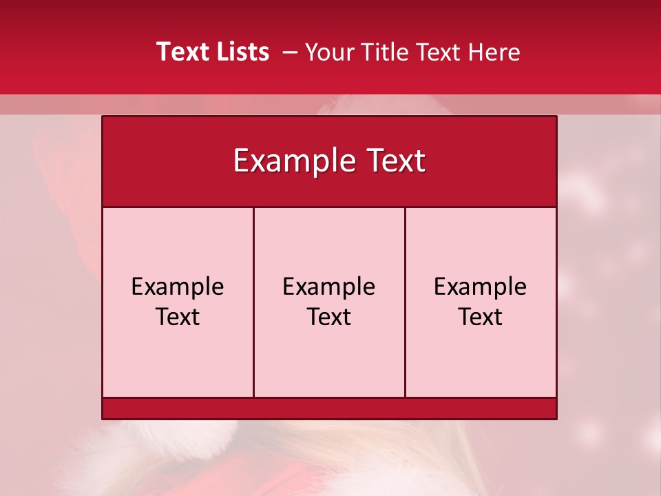 Lady Young Snow PowerPoint Template