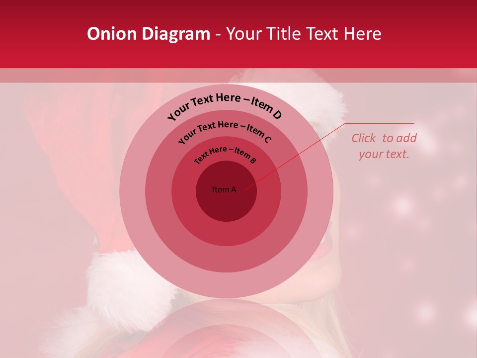 Lady Young Snow PowerPoint Template