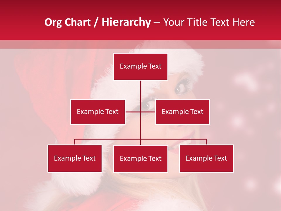 Lady Young Snow PowerPoint Template