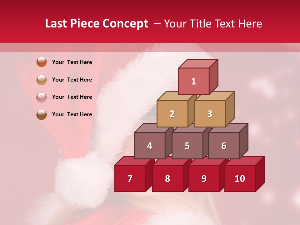 Lady Young Snow PowerPoint Template