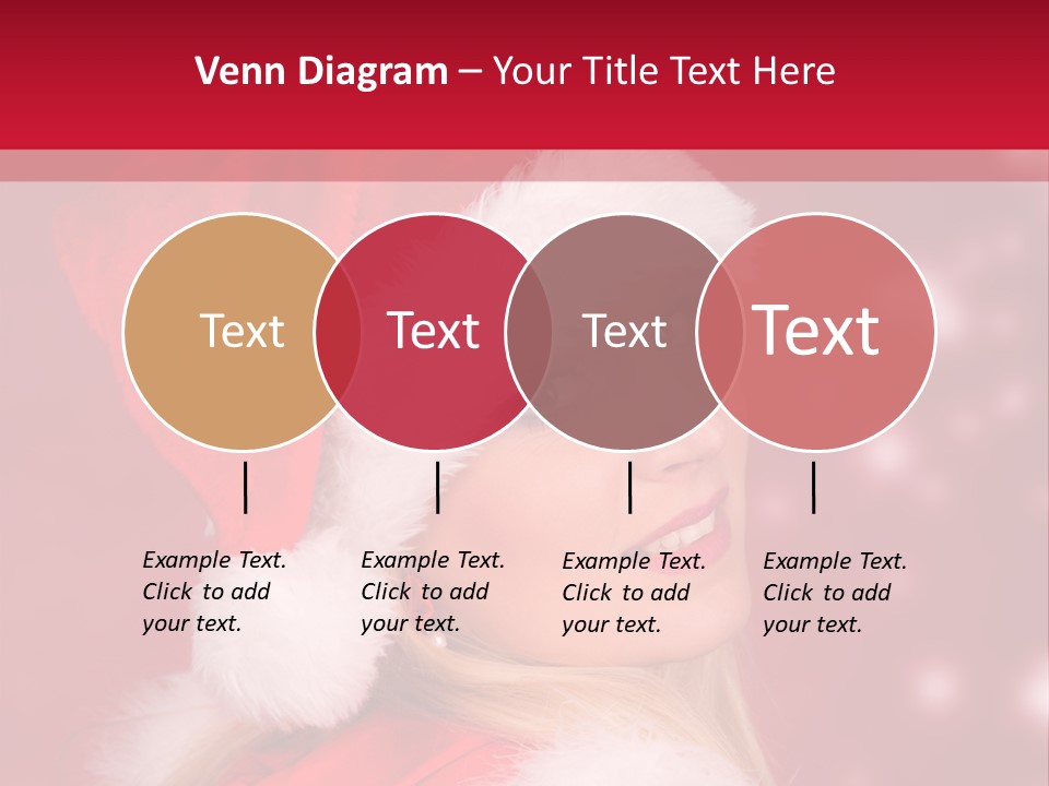 Lady Young Snow PowerPoint Template