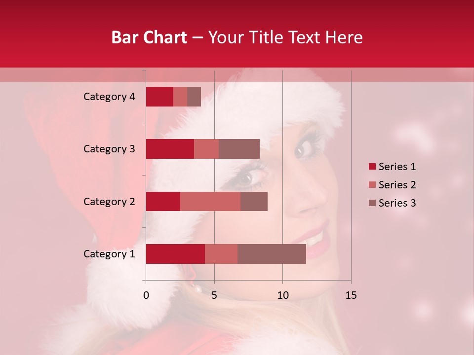 Lady Young Snow PowerPoint Template