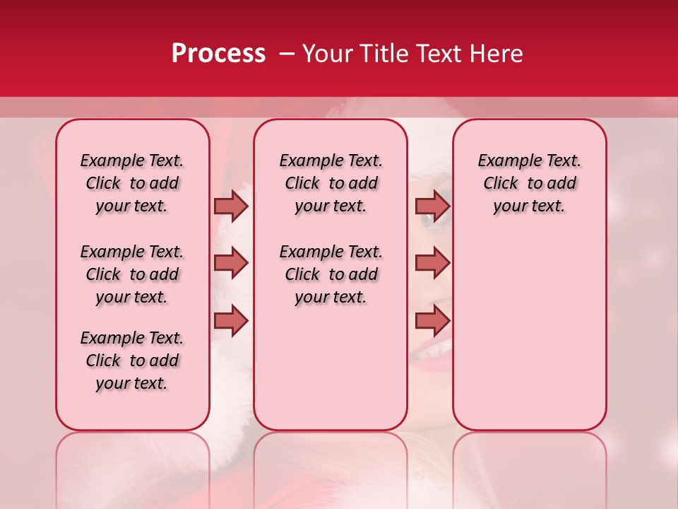 Lady Young Snow PowerPoint Template