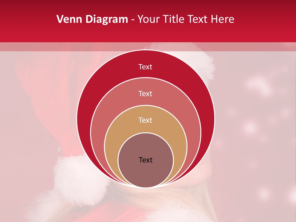 Lady Young Snow PowerPoint Template