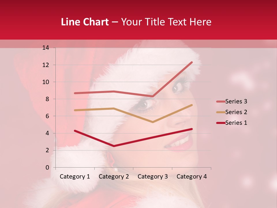 Lady Young Snow PowerPoint Template