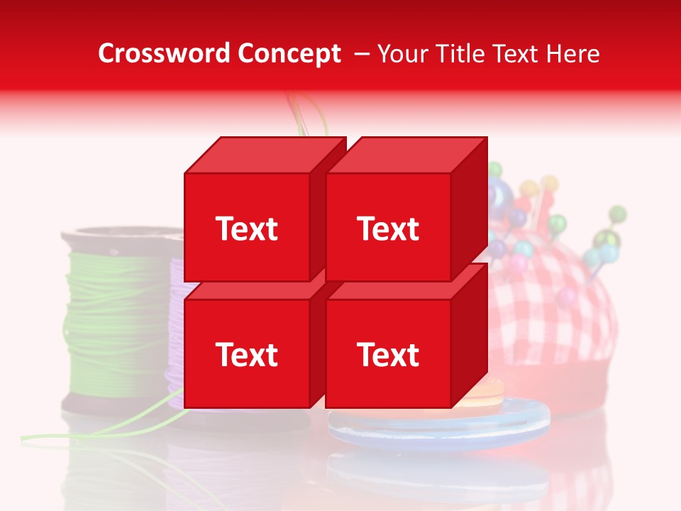 Colorful Industry Closeup PowerPoint Template