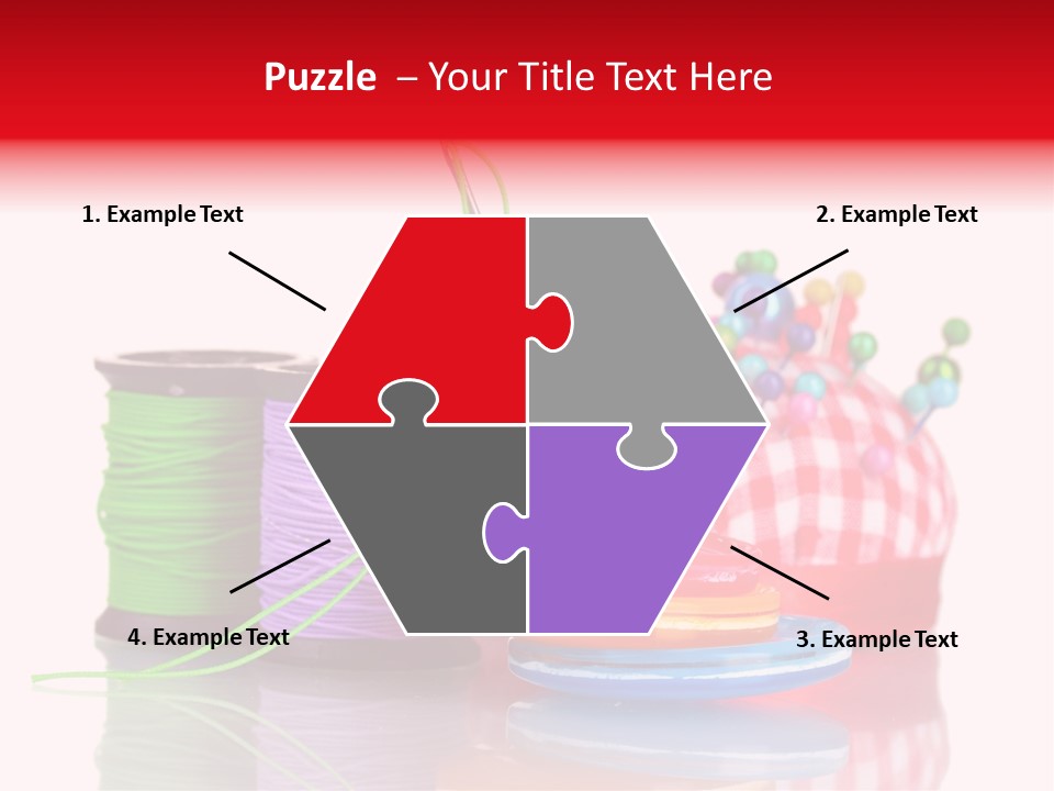 Colorful Industry Closeup PowerPoint Template