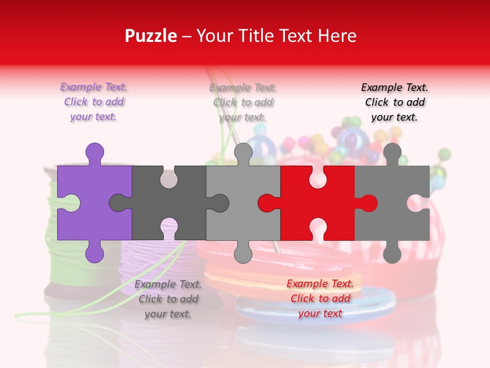 Colorful Industry Closeup PowerPoint Template