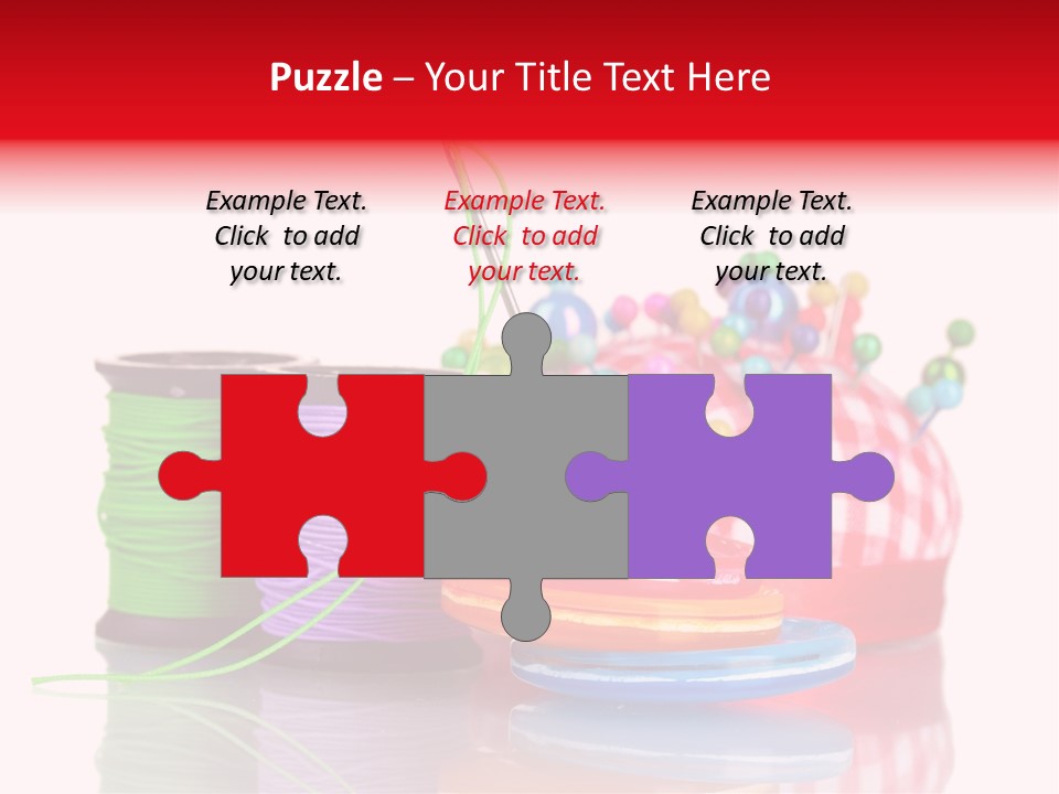 Colorful Industry Closeup PowerPoint Template