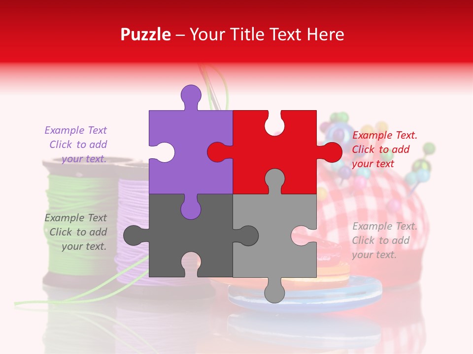 Colorful Industry Closeup PowerPoint Template