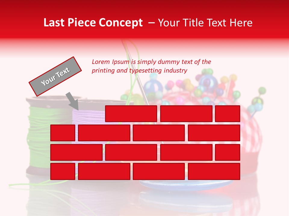 Colorful Industry Closeup PowerPoint Template