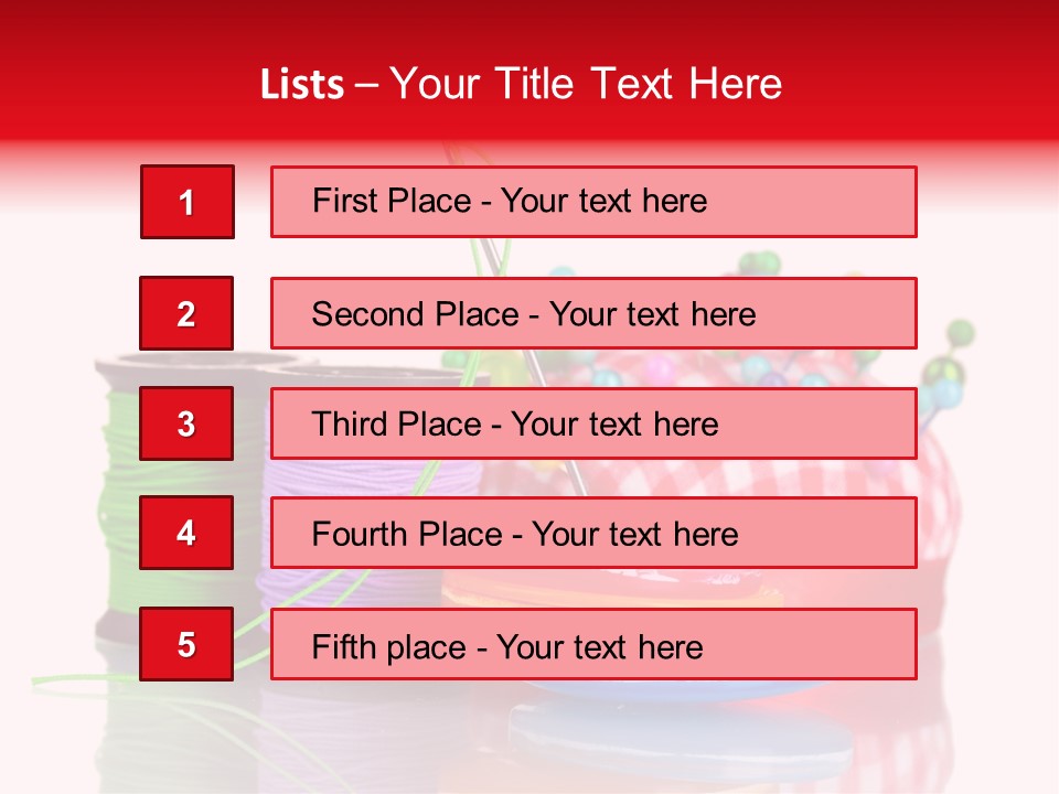 Colorful Industry Closeup PowerPoint Template
