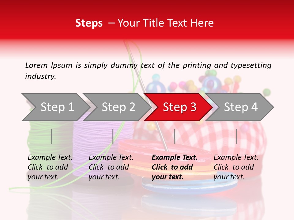 Colorful Industry Closeup PowerPoint Template
