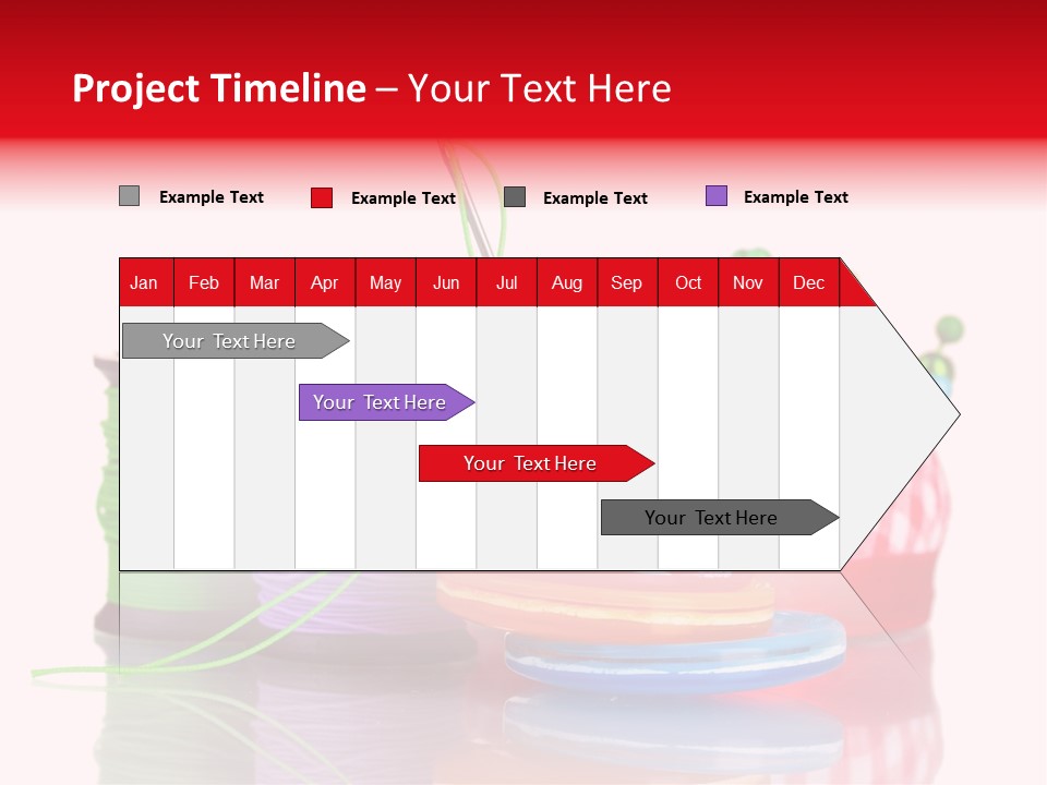 Colorful Industry Closeup PowerPoint Template