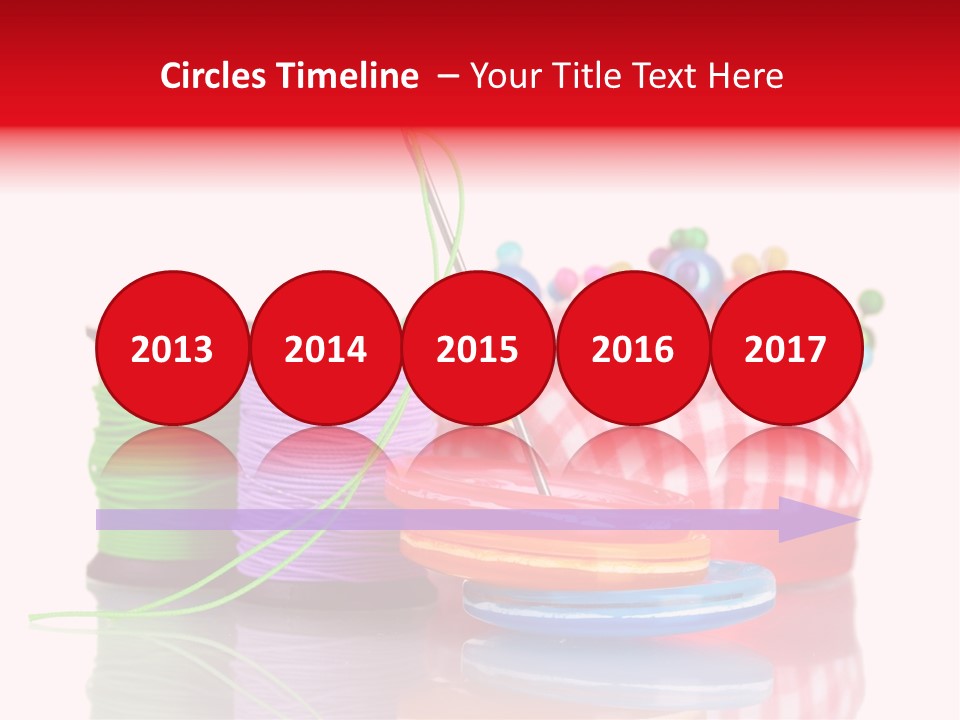 Colorful Industry Closeup PowerPoint Template