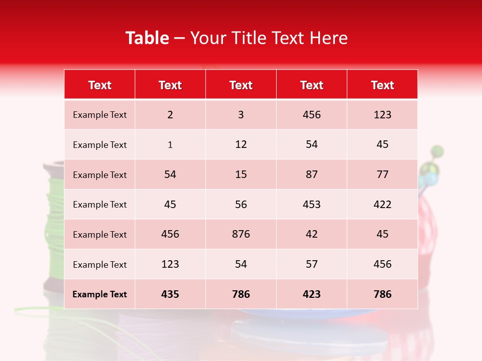 Colorful Industry Closeup PowerPoint Template