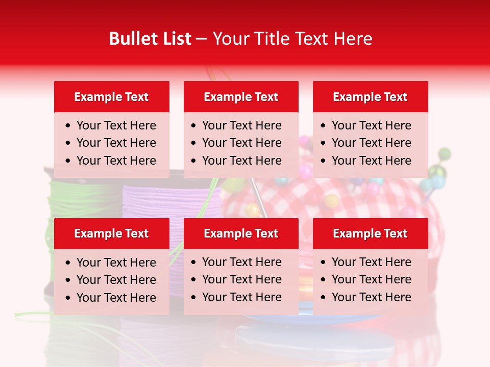 Colorful Industry Closeup PowerPoint Template