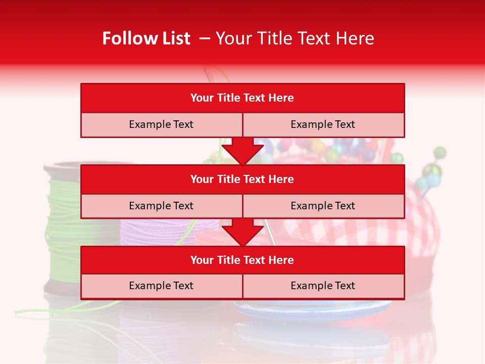 Colorful Industry Closeup PowerPoint Template