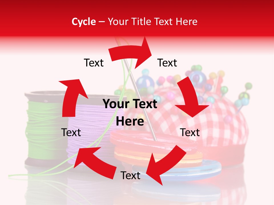 Colorful Industry Closeup PowerPoint Template