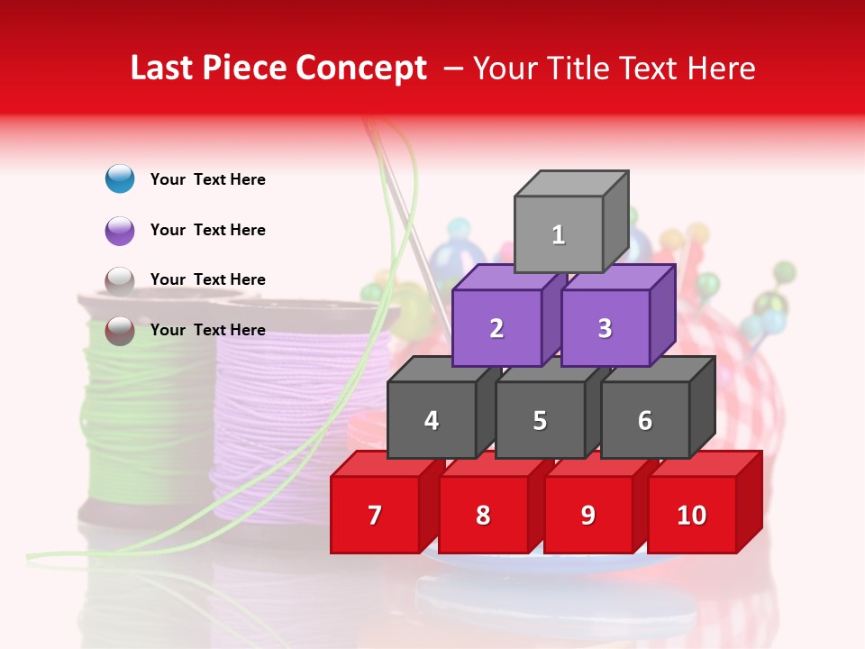 Colorful Industry Closeup PowerPoint Template