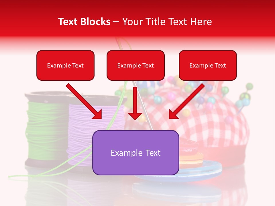 Colorful Industry Closeup PowerPoint Template