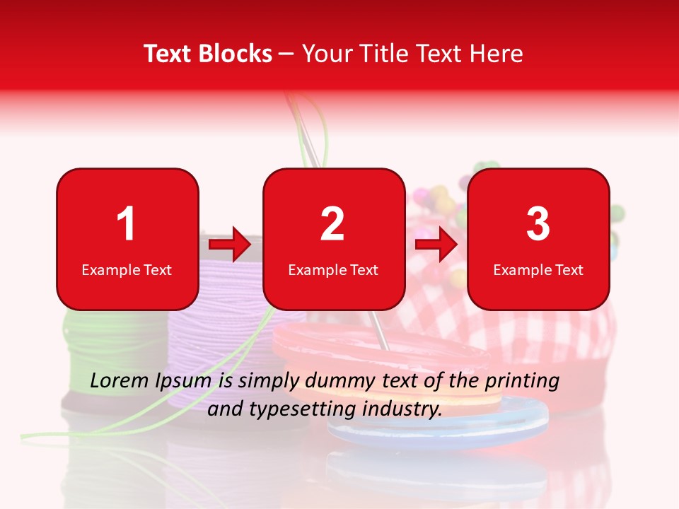 Colorful Industry Closeup PowerPoint Template