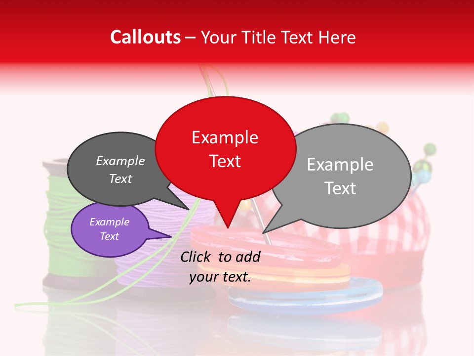 Colorful Industry Closeup PowerPoint Template