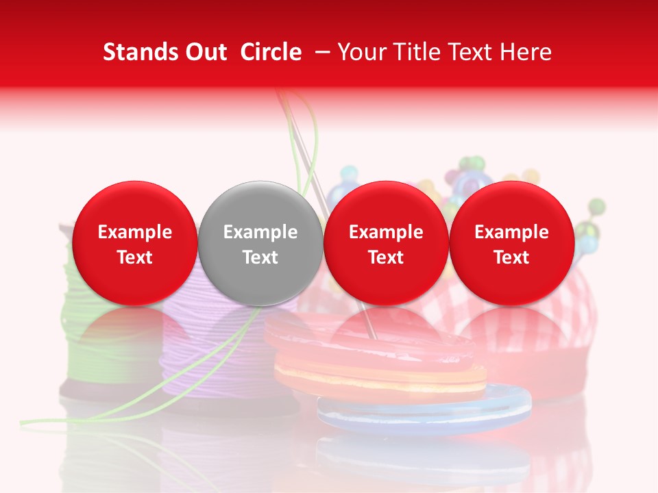 Colorful Industry Closeup PowerPoint Template