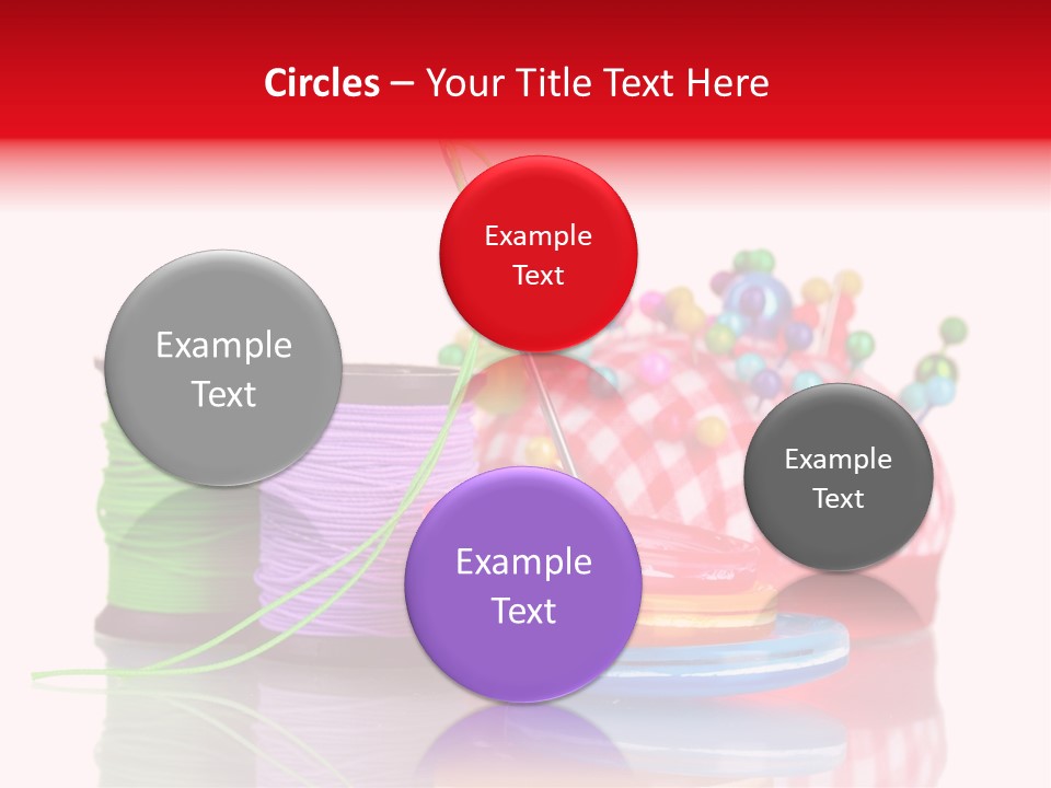 Colorful Industry Closeup PowerPoint Template