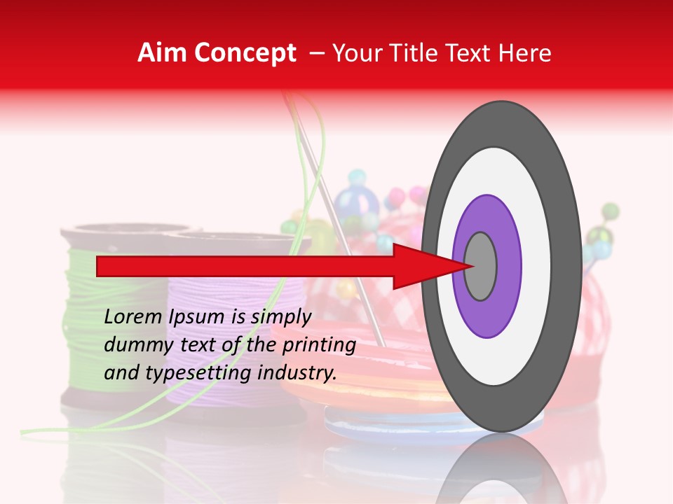 Colorful Industry Closeup PowerPoint Template