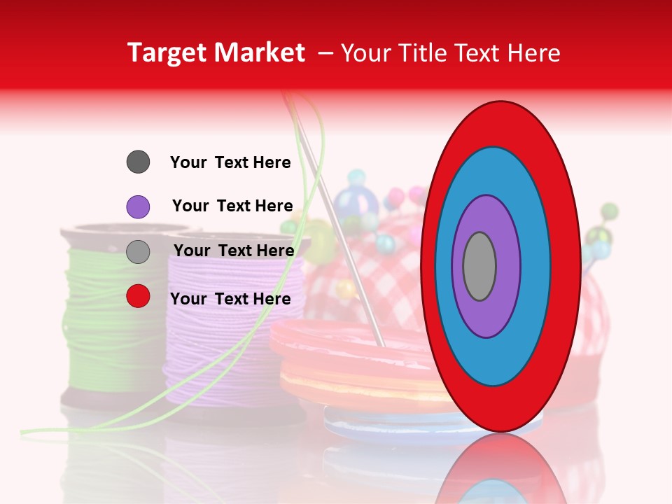 Colorful Industry Closeup PowerPoint Template