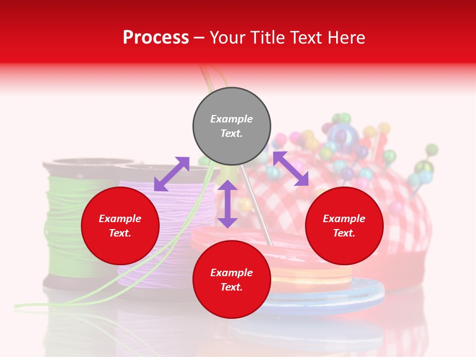 Colorful Industry Closeup PowerPoint Template