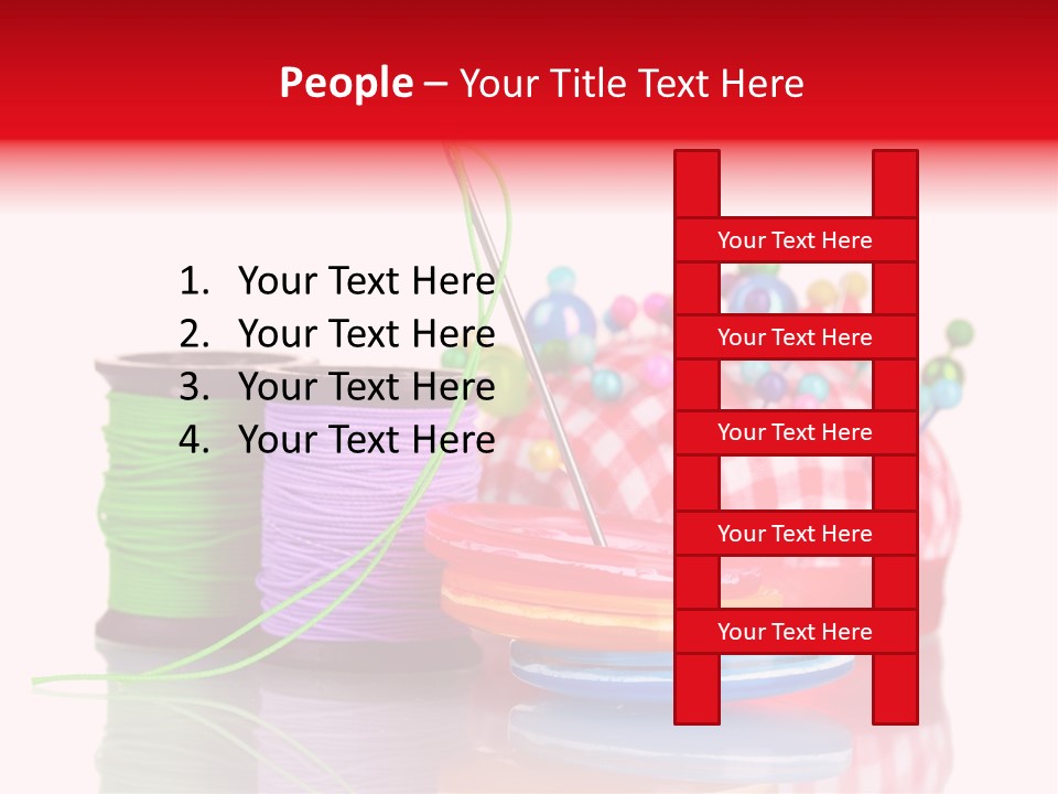 Colorful Industry Closeup PowerPoint Template