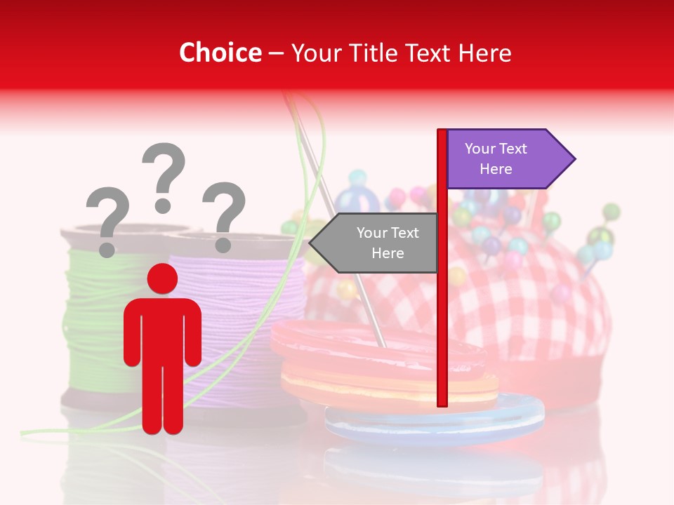 Colorful Industry Closeup PowerPoint Template