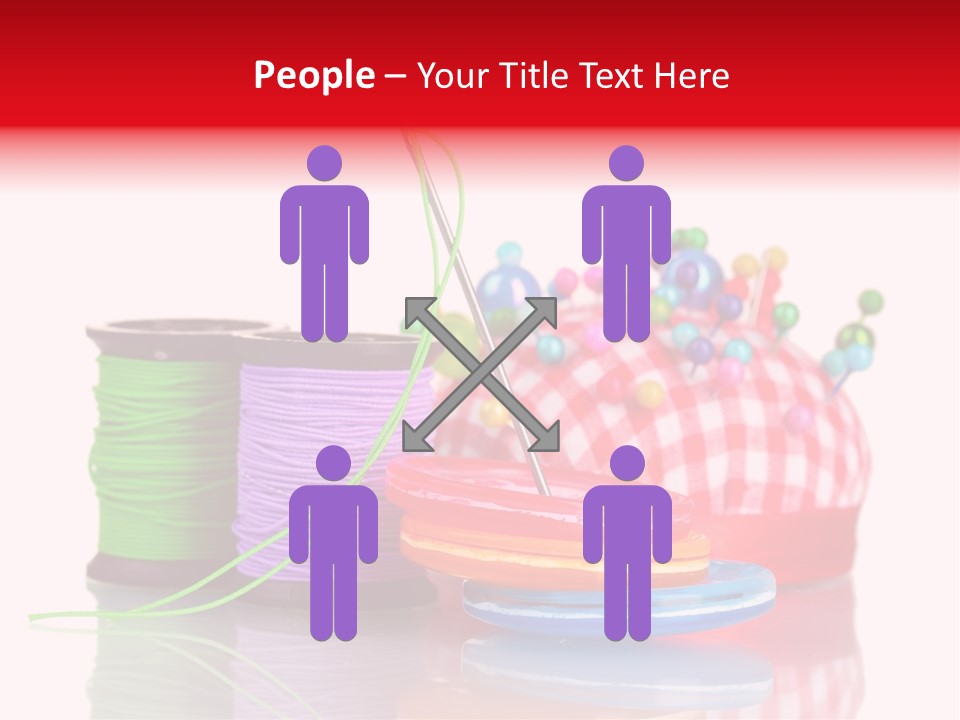 Colorful Industry Closeup PowerPoint Template