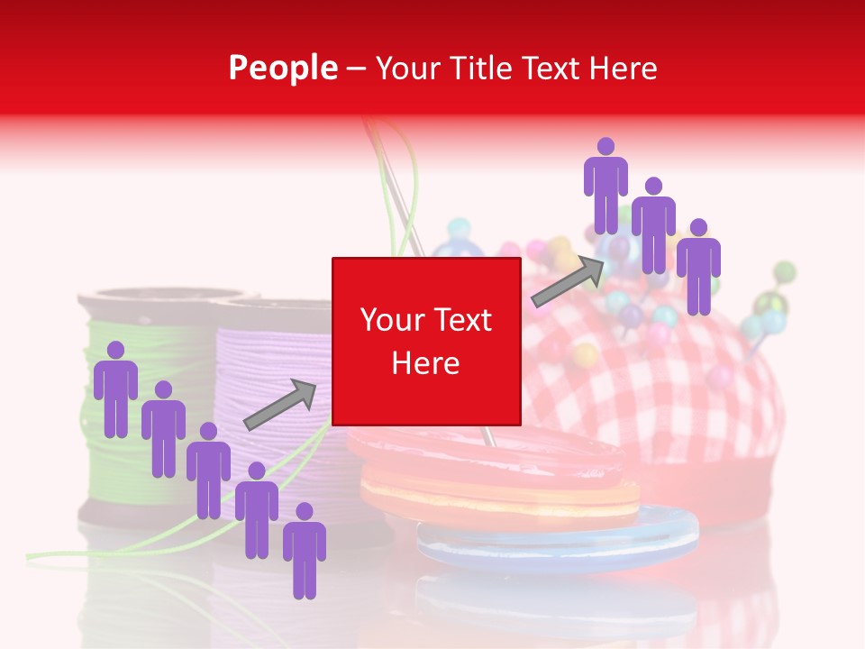 Colorful Industry Closeup PowerPoint Template