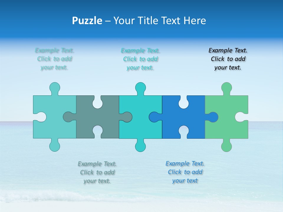 Sea Romantic Travel PowerPoint Template