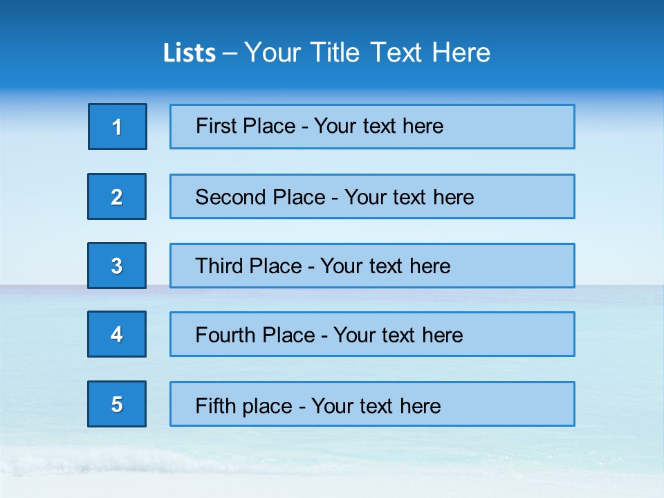 Sea Romantic Travel PowerPoint Template
