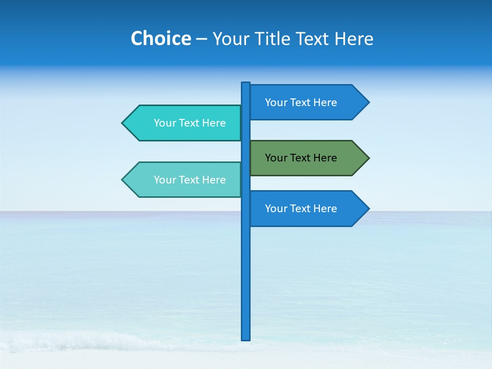 Sea Romantic Travel PowerPoint Template