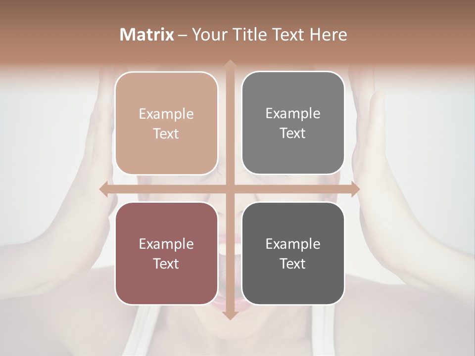 Isolated Stress Emotional PowerPoint Template