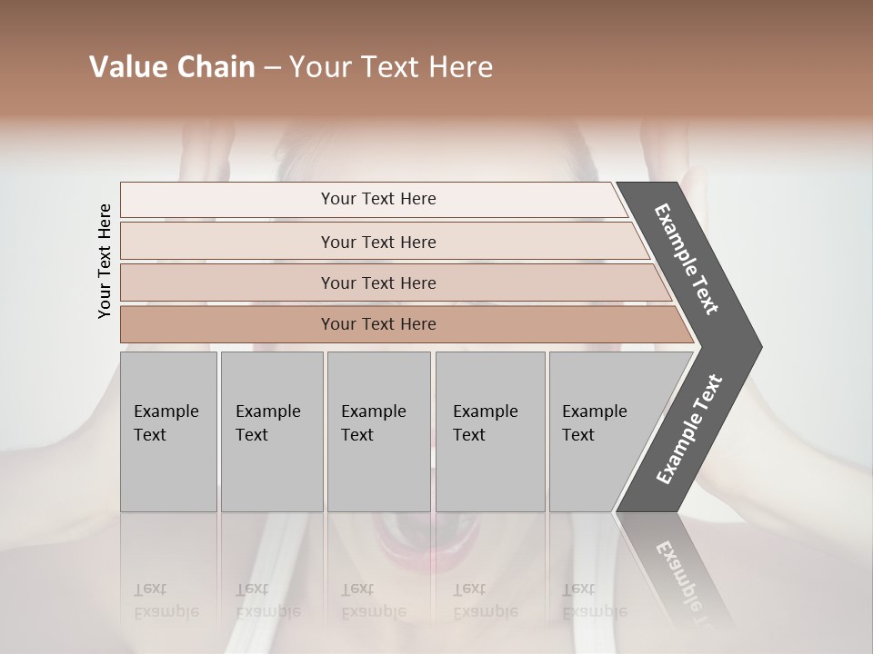 Isolated Stress Emotional PowerPoint Template
