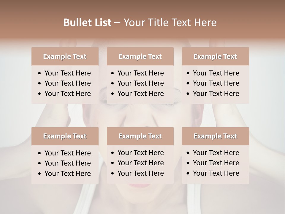 Isolated Stress Emotional PowerPoint Template