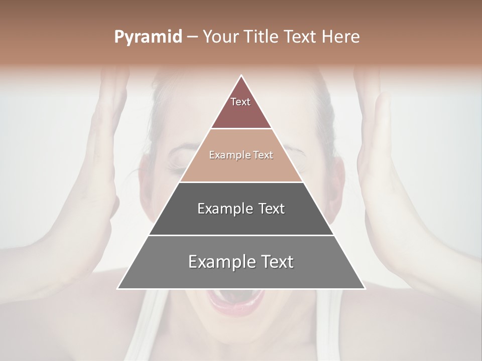 Isolated Stress Emotional PowerPoint Template