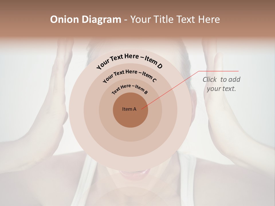 Isolated Stress Emotional PowerPoint Template