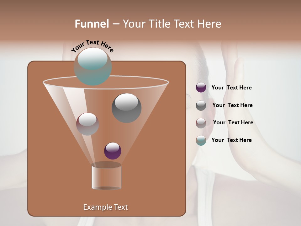 Isolated Stress Emotional PowerPoint Template